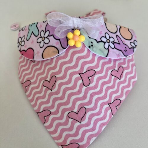 Dog Bandana Summer Bright With Strings Pet Accessory